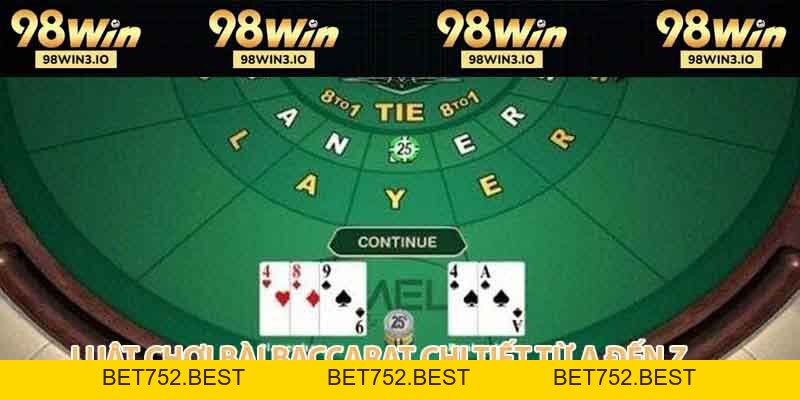 Luật Chơi Bài Baccarat Chi Tiết Và Mẹo Chơi Hiệu Quả 2026 - BET752.BEST